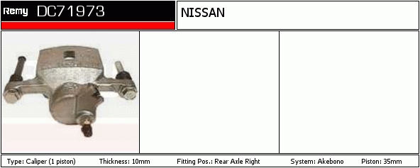 Étrier de frein Remanufactured REMY (Multiline)