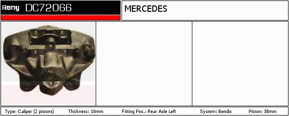 Étrier de frein Remanufactured REMY (Multiline)