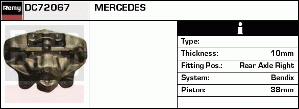 Étrier de frein Remanufactured REMY (Multiline)
