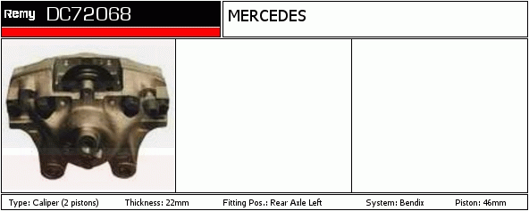 Étrier de frein Remanufactured REMY (Multiline)