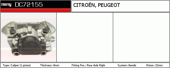 Étrier de frein Remanufactured REMY (Multiline)