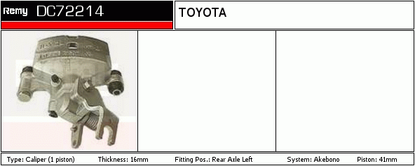 Étrier de frein Remanufactured REMY (Multiline)