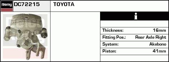 Étrier de frein Remanufactured REMY (Multiline)
