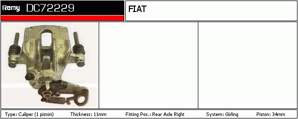 Étrier de frein Remanufactured REMY (Multiline)