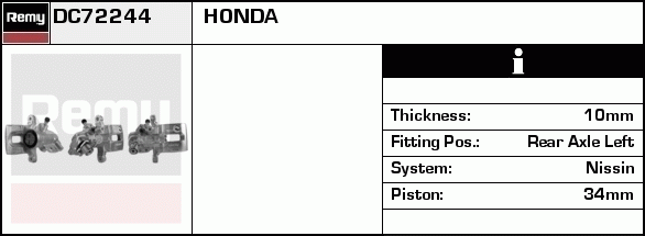 Étrier de frein Remanufactured REMY (Multiline)