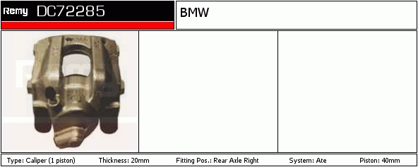 Étrier de frein Remanufactured REMY (Multiline)