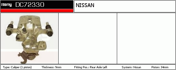 Étrier de frein Remanufactured REMY (Multiline)