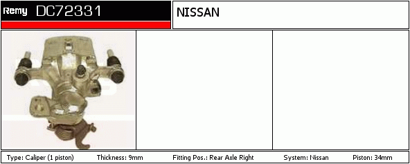 Étrier de frein Remanufactured REMY (Multiline)
