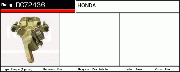 Étrier de frein Remanufactured REMY (Multiline)