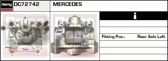 Étrier de frein Remanufactured REMY (Multiline)