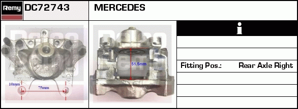 Étrier de frein Remanufactured REMY (Multiline)