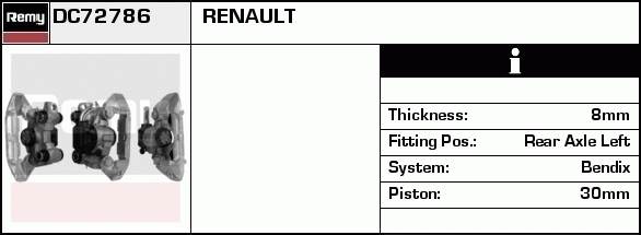 Étrier de frein Remanufactured REMY (Multiline)