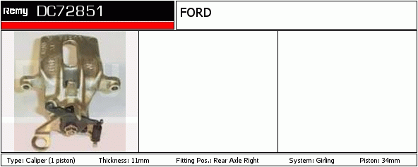 Étrier de frein Remanufactured REMY (Multiline)