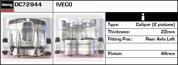 Étrier de frein Remanufactured REMY (Multiline)
