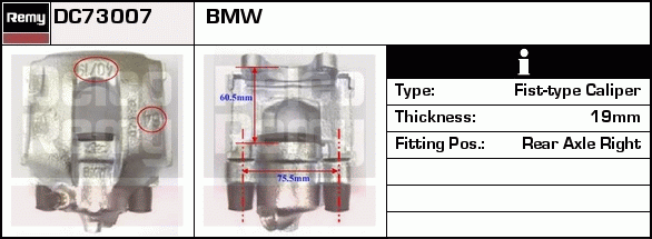 Étrier de frein Remanufactured REMY (Multiline)