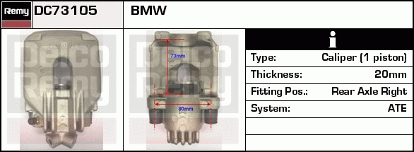 Étrier de frein Remanufactured REMY (Multiline)