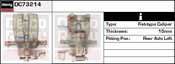 Étrier de frein Remanufactured REMY (Multiline)