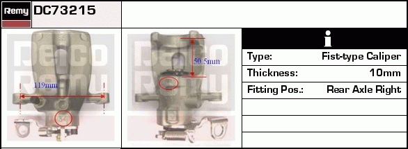 Étrier de frein Remanufactured REMY (Multiline)