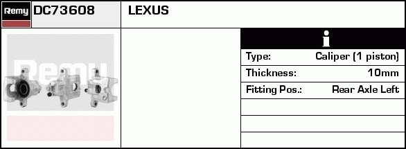 Étrier de frein Remanufactured REMY (Multiline)