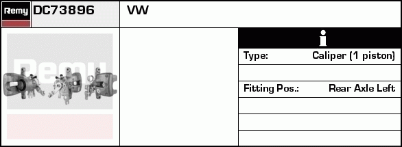 Étrier de frein Remanufactured REMY (Multiline)