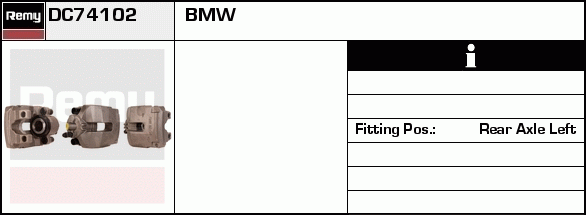 Étrier de frein Remanufactured REMY (Multiline)