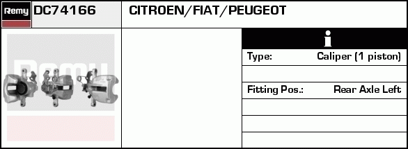 Étrier de frein Remanufactured REMY (Multiline)