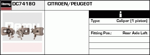 Étrier de frein Remanufactured REMY (Multiline)