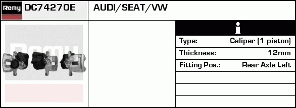 Étrier de frein Remanufactured REMY (Multiline)