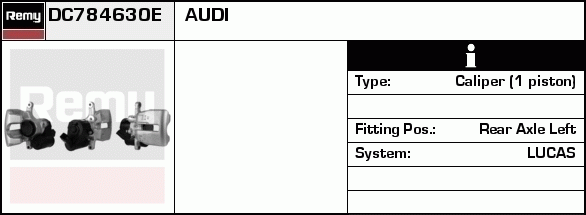 Étrier de frein Remanufactured REMY (Multiline)