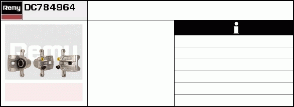 Étrier de frein Remanufactured REMY (Multiline)