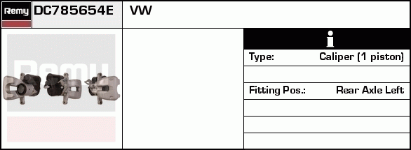 Étrier de frein Remanufactured REMY (Multiline)