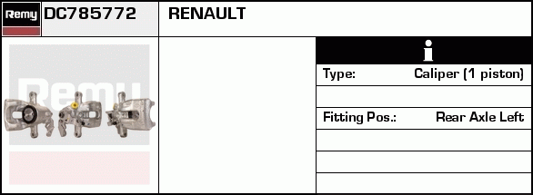 Étrier de frein Remanufactured REMY (Multiline)