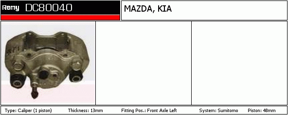 Étrier de frein Remanufactured REMY (Multiline)