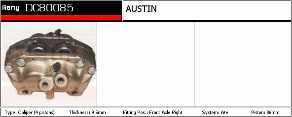 Étrier de frein Remanufactured REMY (Multiline)