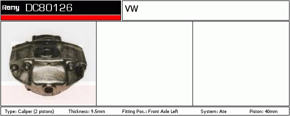 Étrier de frein Remanufactured REMY (Multiline)