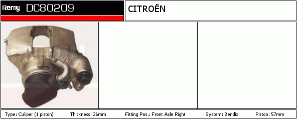 Étrier de frein Remanufactured REMY (Multiline)