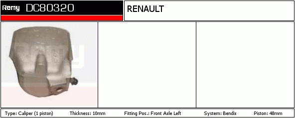 Étrier de frein Remanufactured REMY (Multiline)