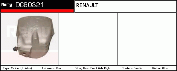 Étrier de frein Remanufactured REMY (Multiline)