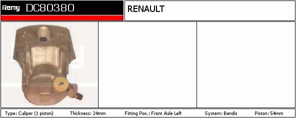 Étrier de frein Remanufactured REMY (Multiline)