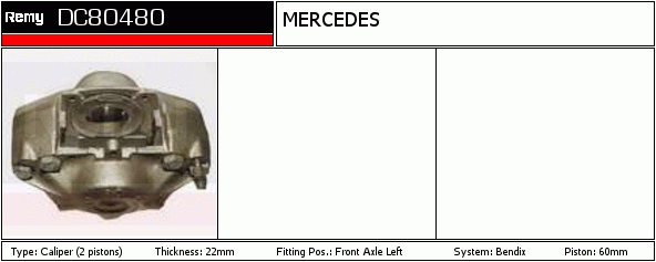 Étrier de frein Remanufactured REMY (Multiline)
