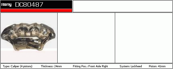 Étrier de frein Remanufactured REMY (Multiline)