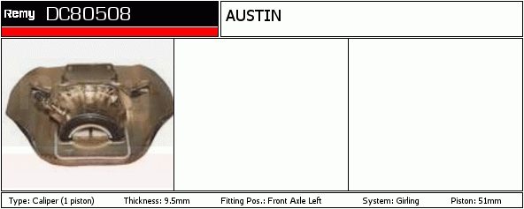 Étrier de frein Remanufactured REMY (Multiline)