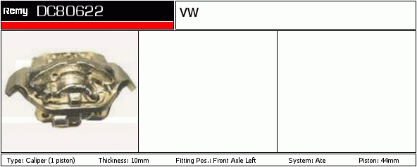 Étrier de frein Remanufactured REMY (Multiline)