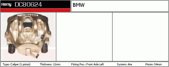 Étrier de frein Remanufactured REMY (Multiline)