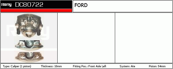 Étrier de frein Remanufactured REMY (Multiline)