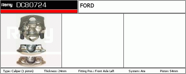 Étrier de frein Remanufactured REMY (Multiline)