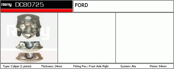 Étrier de frein Remanufactured REMY (Multiline)