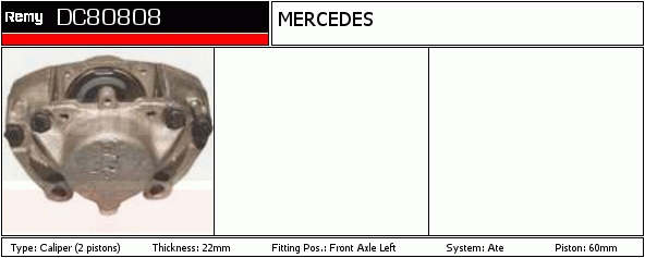 Étrier de frein Remanufactured REMY (Multiline)