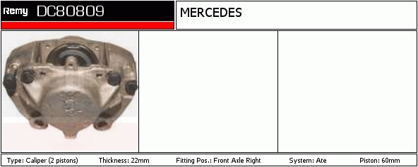 Étrier de frein Remanufactured REMY (Multiline)