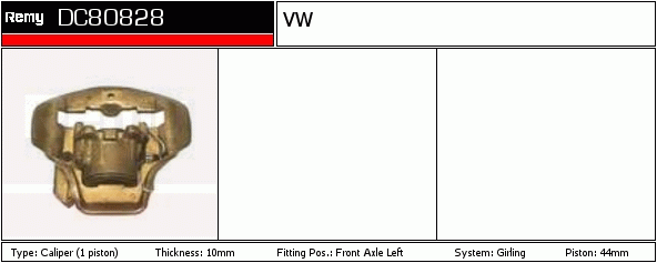 Étrier de frein Remanufactured REMY (Multiline)